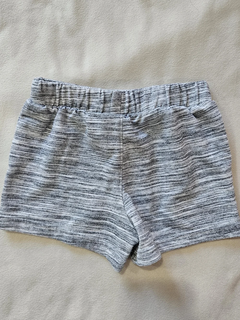 The Children's Place Gray Athletic Shorts with White Drawstring - 6-9 Months